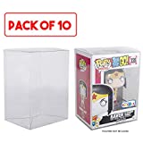 Display Case Protectors for Funko Pop 4 inches (Clear Plastic) - Acid-Free Case Display - 10 Scratch Resistant Boxes for Marvel, Disney, Disney, Harry Potter, Star Wars Pops by Mario Retro